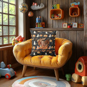 ハロウィンカスタムベビーの名前とやる気を起こさせる引用文 クッション