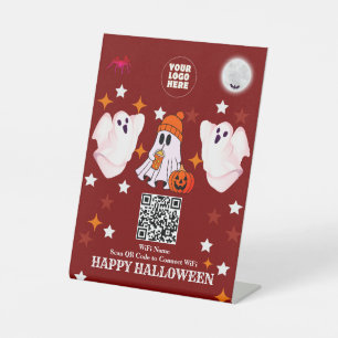 ハロウィンカスタム 怖い ビジネス デコ パーティ 台座サイン