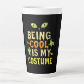 ハロウィンカッコいいは私の衣装誕生日 カフェラテマグ (正面)
