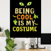 ハロウィンカッコいいは私の衣装誕生日 ポスター (ホームオフィス)