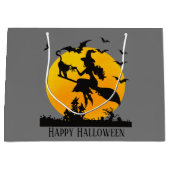 ハロウィンカッコいいウィッチホリデイ ラージペーパーバッグ (正面)
