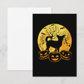 ハロウィンカッコいいコスチュームチワホアドグッズ 出欠カード (正面/裏面)