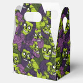 ハロウィンカッコいいゾンビのタイルパーティー フェイバーボックス (オープン)