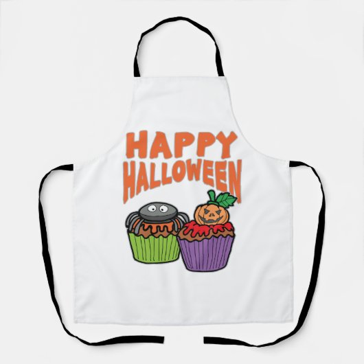 ハロウィンカップケーキ エプロン (正面)