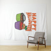 ハロウィンカップケーキ タペストリー (インサイチュ(横))