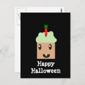 ハロウィンカップケーキ ポストカード (正面/裏面)