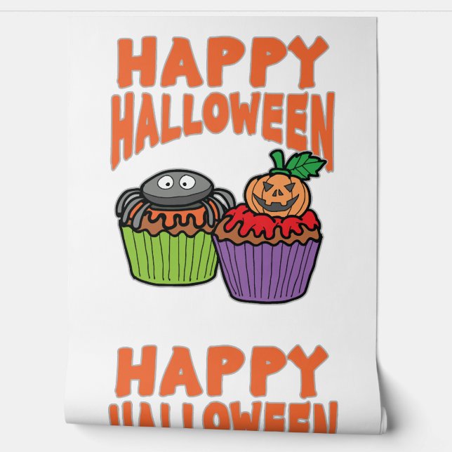 ハロウィンカップケーキ 壁紙 (ほどく)
