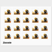 ハロウィンカピバラ スクエアシール (シート)