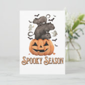 ハロウィンカピバラ 招待状 (スタンド正面)