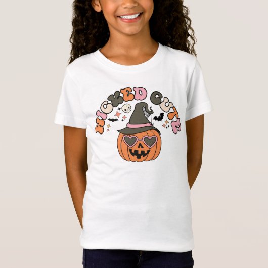ハロウィンカボチャいたずらかわいいTシャツ Tシャツ (正面)