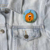 ハロウィンカボチャかわいい微笑フレンドリーみ 缶バッジ (インサイチュ)