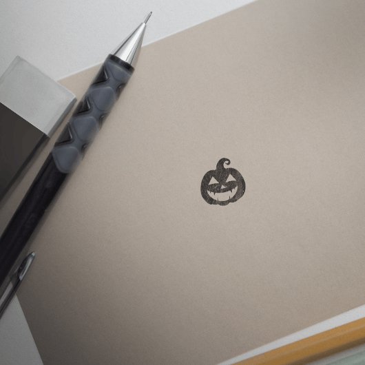 ハロウィンカボチャかわいい ラバースタンプ