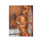 ハロウィンカボチャこうもりかわいい不気味フェスティバル魔法 ノートパッド (回転)