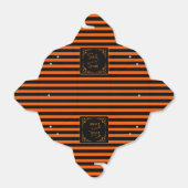 ハロウィンカボチャのオレンジとブラックトリック フェイバーボックス (折り畳みなし)