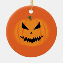 ハロウィンカボチャのジャックオランタン顔ブラックオレンジ