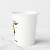 ハロウィンカボチャのジャック – O – ランタンベビーシャワー 紙コップ (左)