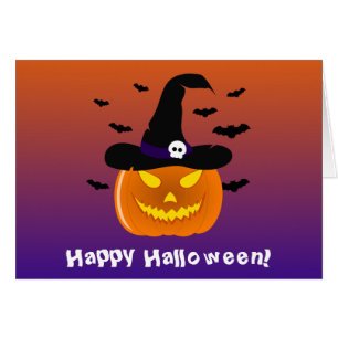 ハロウィンカボチャのジャックO'ランタンウィッチハット