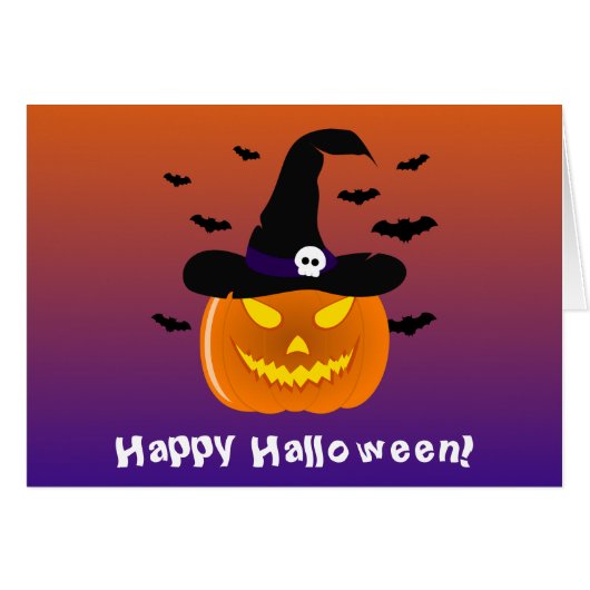 ハロウィンカボチャのジャックO'ランタンウィッチハット (正面横)