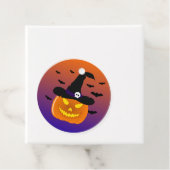 ハロウィンカボチャのジャックO'ランタンウィッチハット フェイバータグ (インサイチュ)