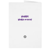 ハロウィンカボチャのジャックO'ランタンデッド・ツリー (裏面)