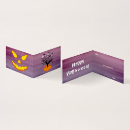 ハロウィンカボチャのジャックO'ランタンデッド・ツリー