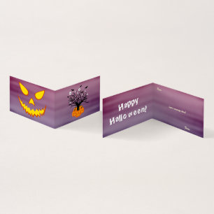 ハロウィンカボチャのジャックO'ランタンデッド・ツリー