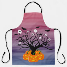 ハロウィンカボチャのジャックO'ランタンデッド・ツリー