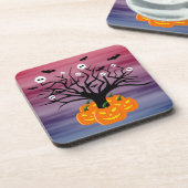 ハロウィンカボチャのジャックO'ランタンデッド・ツリー コースター (左側)