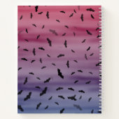 ハロウィンカボチャのジャックO'ランタンデッド・ツリー ノートブック (裏面)