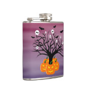 ハロウィンカボチャのジャックO'ランタンデッド・ツリー フラスク (右)