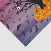 ハロウィンカボチャのジャックO'ランタンデッド・ツリー 薄葉紙 (詳細)