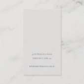 ハロウィンカボチャのスパイダーヘアクリップジュエリー表示 名刺 (裏面)