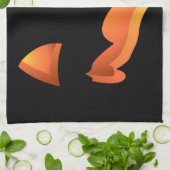 ハロウィンカボチャのタオルJack-O-Lanternティータオル キッチンタオル (折り畳み)