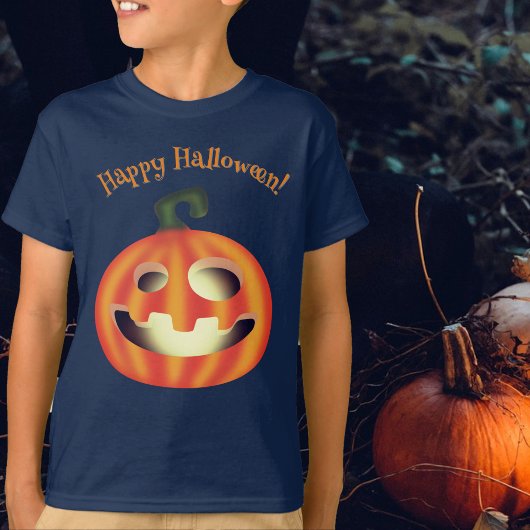 ハロウィンカボチャのトリックまたはトリートメント Tシャツ