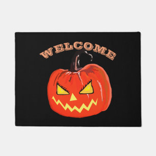 ハロウィンカボチャのドアマット ドアマット