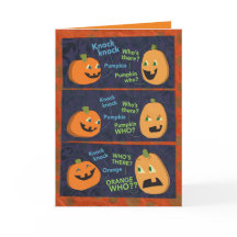 ハロウィンカボチャのノックのジョーク