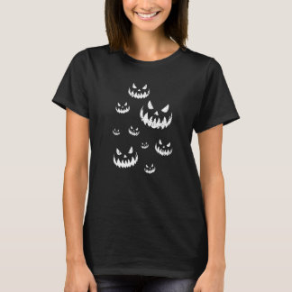 ハロウィンカボチャのハロウィーンのコスチュームのトリックまたはトリート Tシャツ