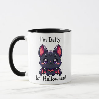ハロウィンカボチャのバティパーソナライズされた マグカップ