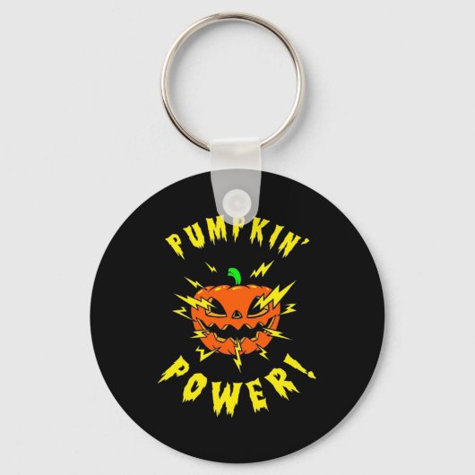 ハロウィンカボチャのパワー キーホルダー (正面)