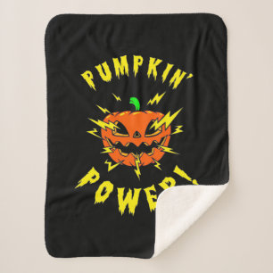 ハロウィンカボチャのパワー シェルパブランケット