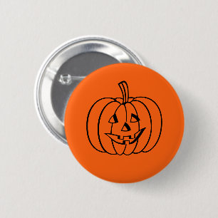 ハロウィンカボチャのピン 缶バッジ