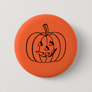 ハロウィンカボチャのピン 缶バッジ
