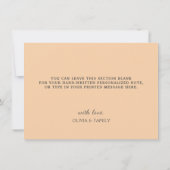 ハロウィンカボチャのブー サンキューカード (裏面)