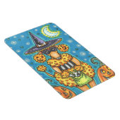 ハロウィンカボチャのプードル、ドッグマグネット マグネット (右側)