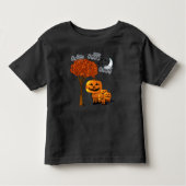 ハロウィンカボチャの頭 トドラーTシャツ (正面)