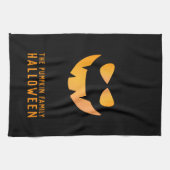 ハロウィンカボチャハロウィーンのカボチャのちょうちんキッチンタオル キッチンタオル (横)