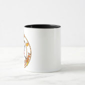 ハロウィンカボチャレトロジャック – O – ランタンの準備 マグカップ (中央)