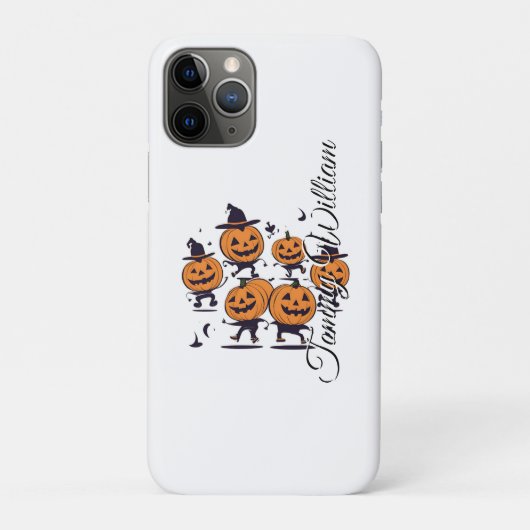 ハロウィンカボチャヴィンテージスタイル Case-Mate iPhoneケース (裏)