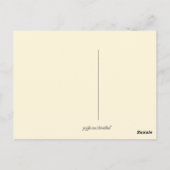 ハロウィンカボチャ丁合はがき ポストカード (裏面)