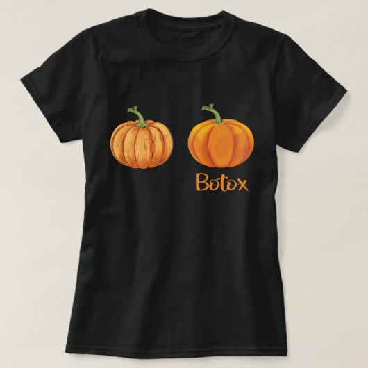 ハロウィンカボチャ不気味ボトックスおもしろいディーラー Tシャツ (デザイン正面)